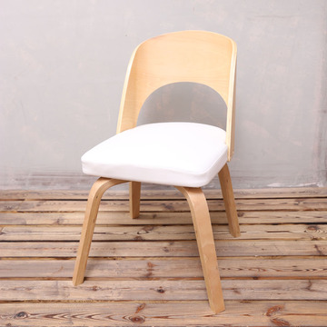 简约实木餐椅简约书房椅单人餐桌椅现代扶手椅子时尚靠背软包木椅