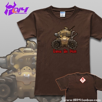 经典游戏DX越南战役合金弹头2坦克纯棉印花t恤