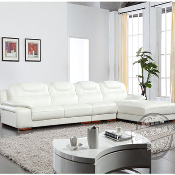 奥托富兰克 沙发 组合沙发 皮沙发 真皮沙发 厂家直销D18 白