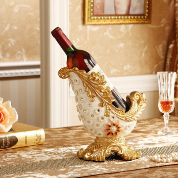 包邮欧式红酒架专利摆件家居饰品客厅餐饮具奢华树脂创意工艺品