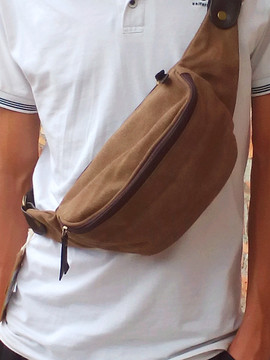 个性男士胸包 帆布包包韩版男包小挎包 潮流腰包胸包烟包新款潮包