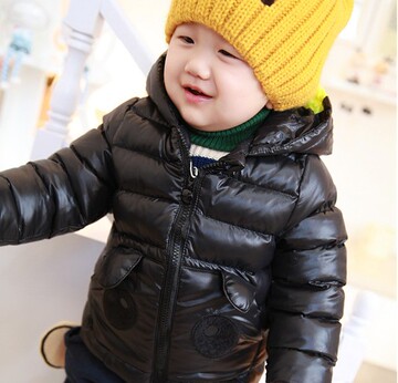 童装冬装2015新款韩版男童小童棉服2岁婴幼儿3宝宝加厚连帽棉衣袄