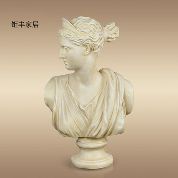 欧式宫廷立体雕像大卫头像维纳斯玄关桌面摆件软装饰品树脂工艺品