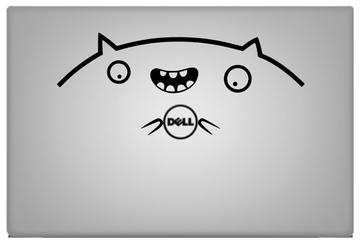 Dell戴尔笔记本电脑11 13 15 17贴膜外壳膜贴纸创意个性龙猫3
