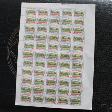朝鲜整版邮票  版票 1997年故居根据地整版55张