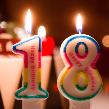 蜡烛 大号数字蜡烛创意0-9生日蜡烛蛋糕无烟蜡烛儿童周岁派对用品
