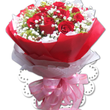 特价！情人节广州鲜花 11朵红玫瑰杭州北京成都深圳全国送花