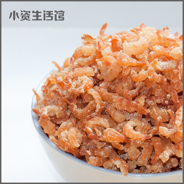 特级长岛野生无盐金钩大海米虾仁 特产干货虾米250g