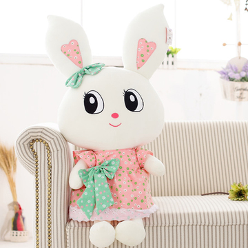 大眼兔公仔兔兔毛绒玩具小兔子大号小白兔布娃娃玩偶生日礼物女