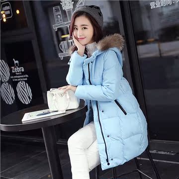 DL大学生少女2016冬季流行经典女生纯色休闲棉服外套  （3色）