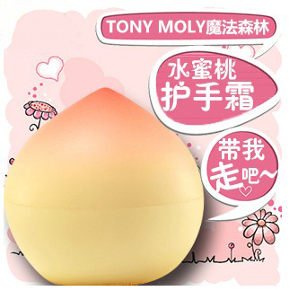 韩国正品TonyMoly魔法森林桃子护手霜 滋润保湿可爱 水蜜桃护手霜