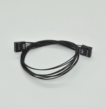 机箱主板USB母对母特殊走线 30CM 26AWG 长度可定制