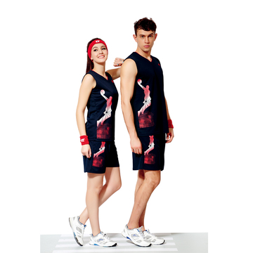15新款 篮球服套装男女同款 DIY篮球衣定制 灌篮高手篮球背心印字