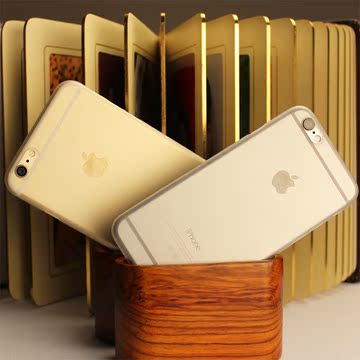 长久不发黄!简约超薄iphone6s手机壳磨砂苹果6plus透明全包软壳套