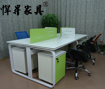 广州办公家具屏风隔断组合办公桌员工位职员桌卡位卡座简易工作位