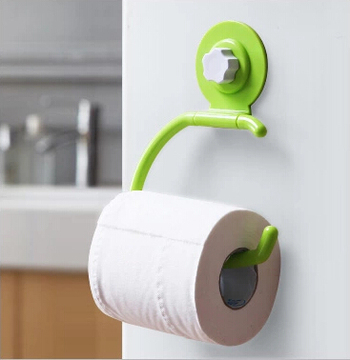 免打孔厕所卫生纸盒 卫生纸架 强力吸盘卷筒纸架 创意厕纸盒 包邮