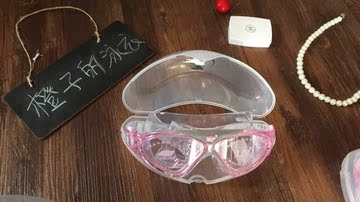 实拍！韩国新款大框防雾超强防水超舒适电镀泳镜粉嫩嫩的泳镜