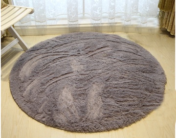 瑜伽健身圆形垫 客厅卧室床边地毯可爱吊篮地垫 电脑椅垫carpet