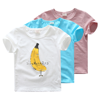 2016新款童装男童夏装短袖T恤女宝宝休闲上衣0-1-2-3-4岁儿童衣服