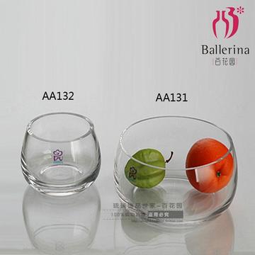 简约现代透明玻璃花瓶花器微景观台面花瓶AA131圆口水仙花水培器