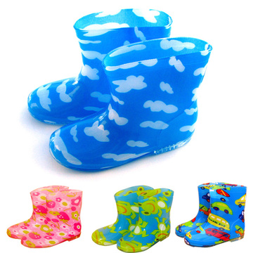 包邮特价儿童雨鞋男童女童水晶雨靴宝宝水鞋小孩婴幼儿防滑防水鞋