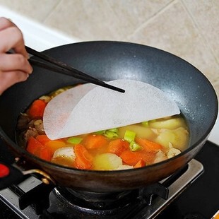 煲汤吸油纸厨房煮汤吸油膜滤油纸烘焙糕点烧烤油炸食物包垫纸12片