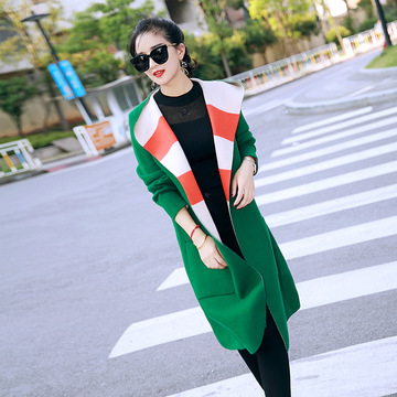 2016秋装新款女装韩版气质中长款休闲外套女时尚气质风衣女
