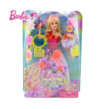 专柜正品Barbie芭比娃娃与神秘之门之芭比儿童玩具女孩礼物CDB50