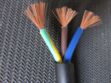 三芯多股纯铜多股电线电缆线软线护套线信号控制线RVV3*6平方