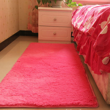 【天天特价】易打理丝毛地毯客厅沙卧室茶几防滑超柔床边床头毯
