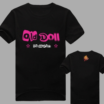 2015南京 Old Doll 乐队十周年纪念T恤 纯棉个性圆领短袖文化衫