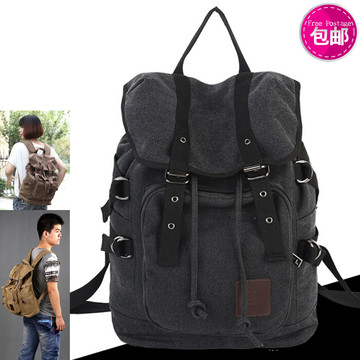 韩版学生背包电脑包 防水旅游行李大包 2015新款双肩包品牌帆布包