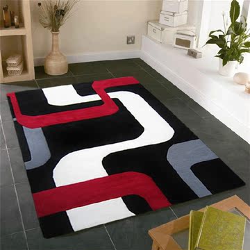 手工晴纶地毯 立体雕花简约现代时尚客厅茶几沙发可定制