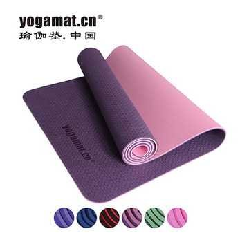 yogamat.cn初学无味tpe瑜伽垫6/7/8mm防滑环保加厚80宽健身舞蹈邮