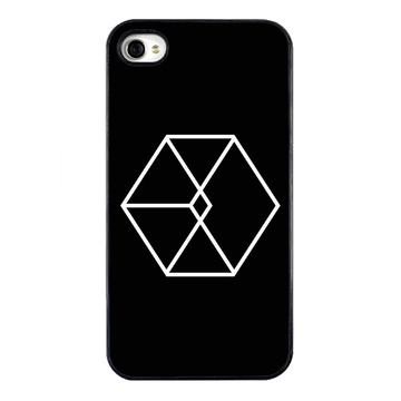 EXO 二巡新专辑标志 DIY苹果手机壳 iphone4s 5s 6 6plus 保护套