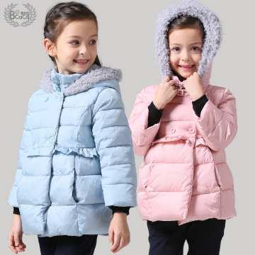 2015冬装女童棉衣宝宝新款加厚儿童棉袄外套中长款童装羽绒棉服潮