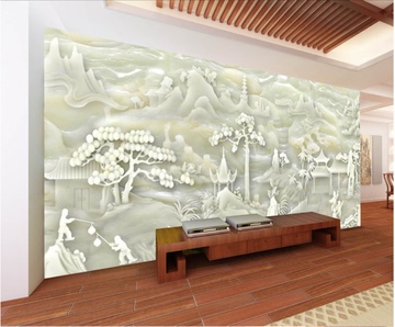 直销欧式现代3D仿玉雕电视背景墙瓷砖客厅沙发内墙墙砖地砖精雕