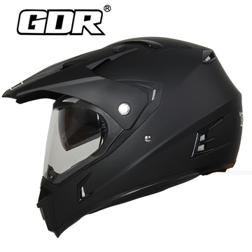 正品GDR 双镜片头盔 专业个性赛车越野摩托车头盔大号 包邮