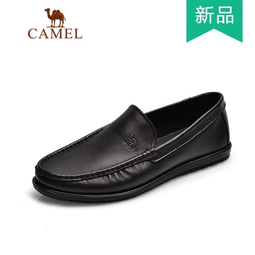 Camel/骆驼男鞋2016春季新款真皮透气鞋男士休闲皮鞋子A261205062