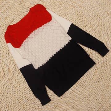 2015韩版春款新款 儿童毛衣薄款 宝宝针织衫韩版长袖T恤男童毛衣