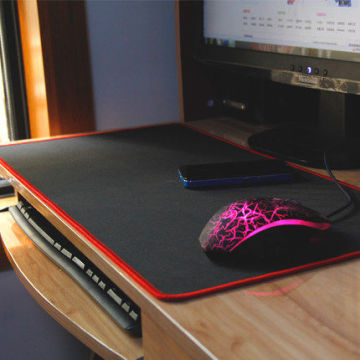 【天天特价】超大号鼠标垫 LOL游戏鼠标垫 加厚锁边包边办公桌垫