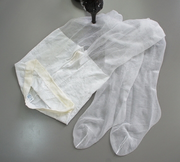 特价欧美白色透趾闪光连裤袜玻璃丝袜 袜尖透明 平纹大码护士新娘