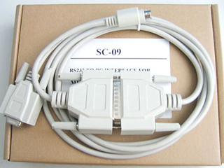 高品质SC09三菱PLC串口编程电缆 下载线连接FX系列 全新