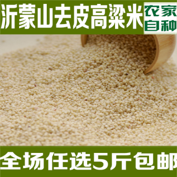 山东特产农家自制去皮高粱米 有机红高粱米 250g杂粮助消化红高粱