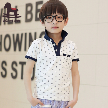 2015韩版夏款夏季童装2-3-4-5-6岁儿童男童男孩夏装T恤休闲POLO衫