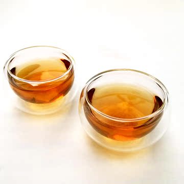 耐热玻璃功夫茶杯 精致小口杯 隔热杯品茗杯 双层小茶杯