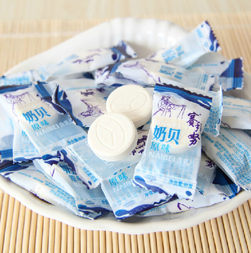 奶贝含乳片 内蒙古特产独立包装零食 奶贝 原味儿童干吃奶片250g