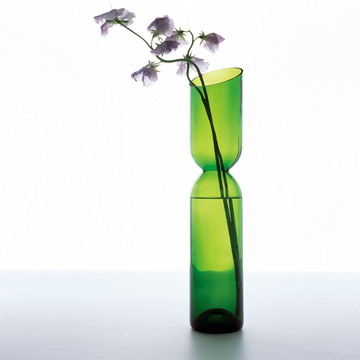 emo+美国artecnica欧式透明玻璃花瓶 简约台面手工打磨花瓶