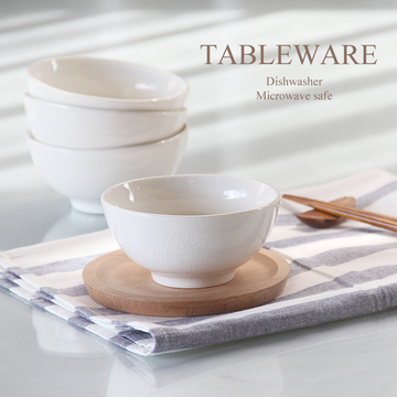 厂家直销 瓷器餐具套装 创意个性冰裂釉米饭碗 陶瓷碗 简约纯色碗