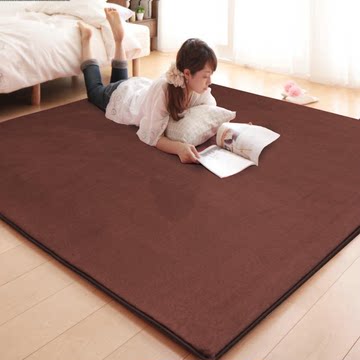 恒伟地毯 加厚现代家用卧室客厅茶几沙发满铺床边长方形大红地毯
